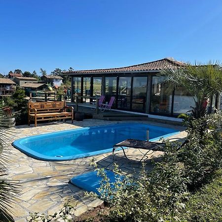 Villa Santorini Praia do Rosa com piscina e jacuzzi Esterno foto
