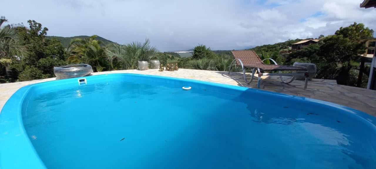 Villa Santorini Praia do Rosa com piscina e jacuzzi Esterno foto