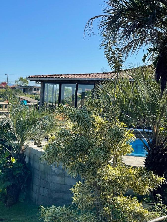 Villa Santorini Praia do Rosa com piscina e jacuzzi Esterno foto